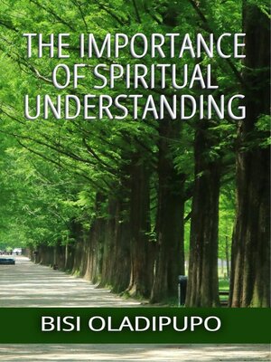 cover image of The Importance of Spiritual Understanding